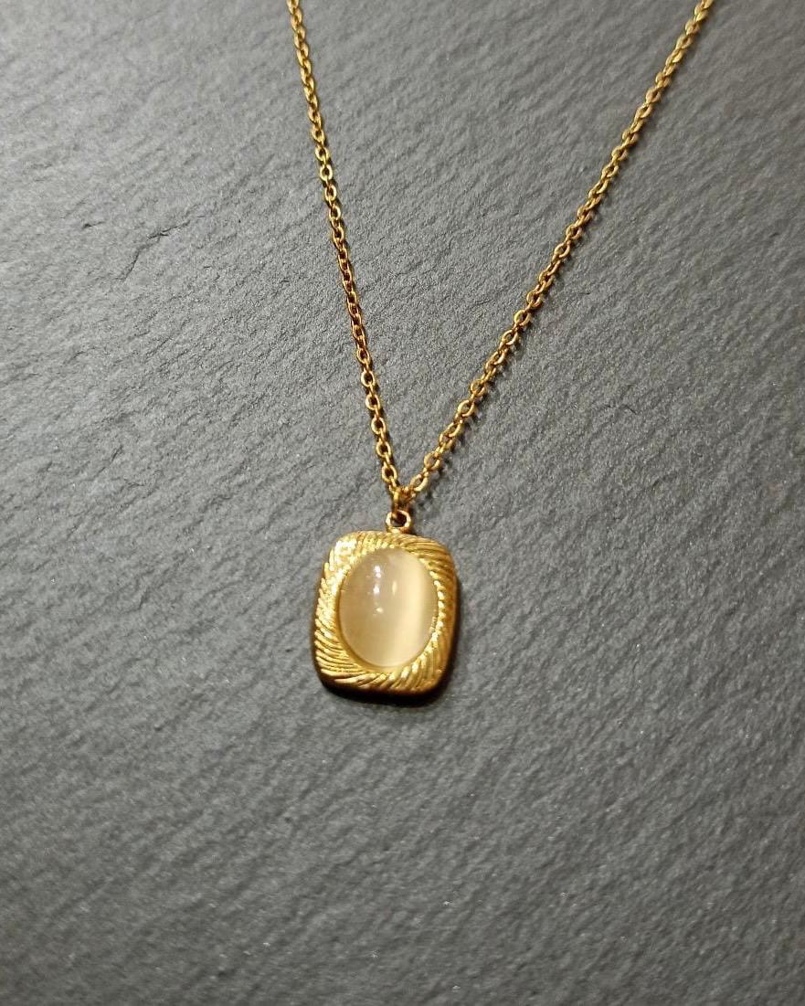 Leila Vintage Gold Kaplama Kolye